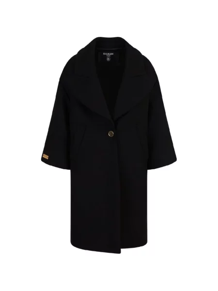 Płaszcz dziecięcy Balmain czarny