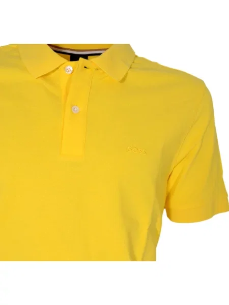 Koszulka polo Hugo Boss żółta