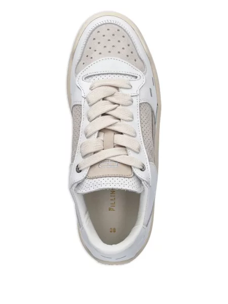 Sneakersy Filling Pieces skórzane białe