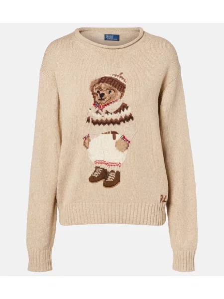 Pulover Polo Ralph Lauren de lână bej