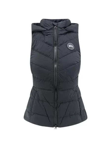 Vestă Canada Goose cu glugă negru