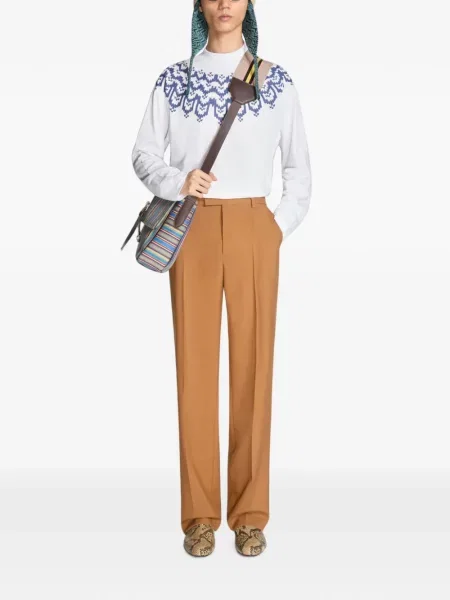 Lung tricou Dries Van Noten alb