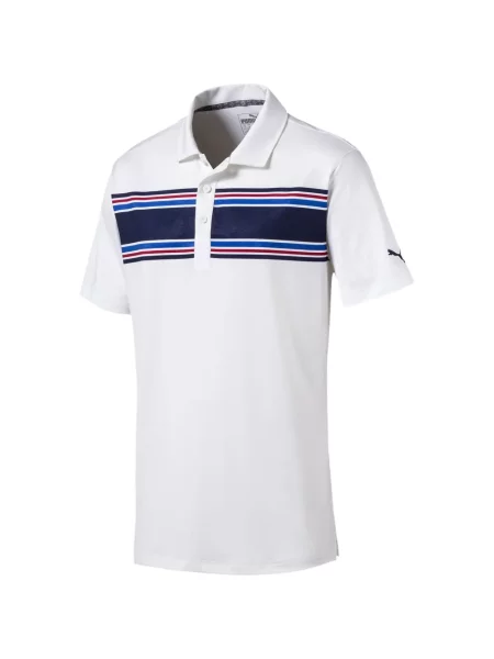 Tricou polo Puma alb