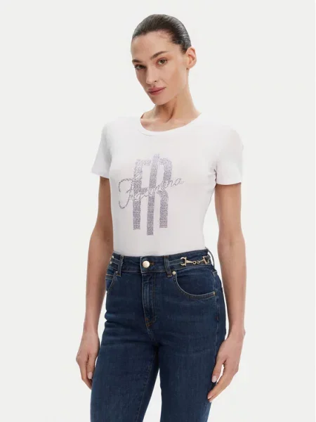 Fracomina T-Shirt biały