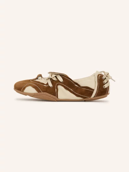Acne Studios Sneakersy / krémová hnědá
