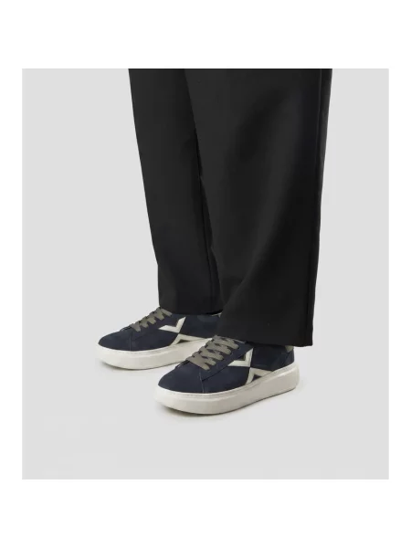 Sneakersy Alexander Smith zamszowe niebieskie