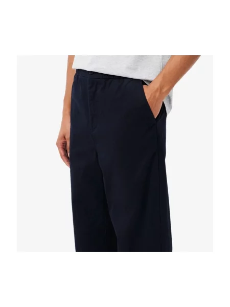 Talie elastică pantaloni Lacoste albastru