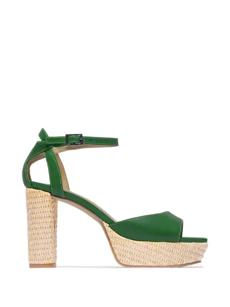 Sandale Bernardo cu platformă verde