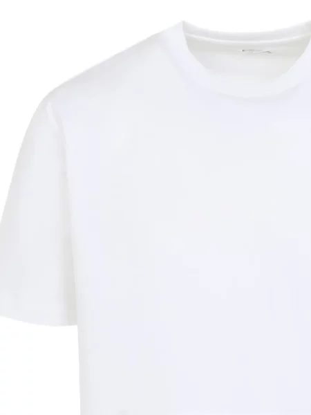 Tricou Kiton cu decolteu rotund alb