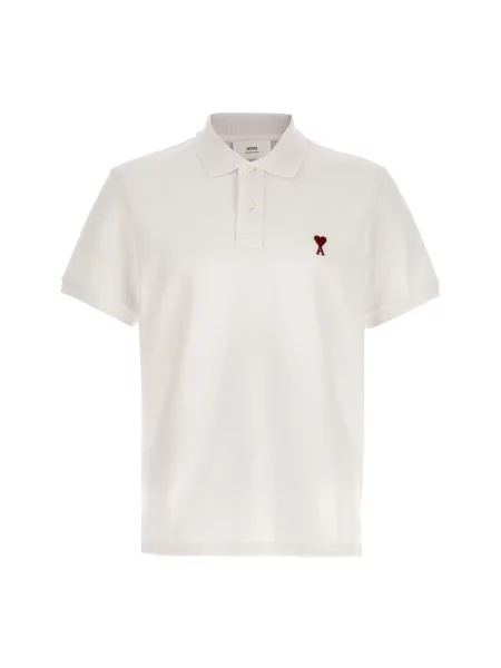 Polo Ami Paris w serca białe