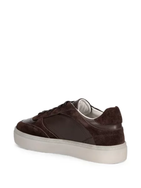 Sneakerși Furla din piele de căprioară maro