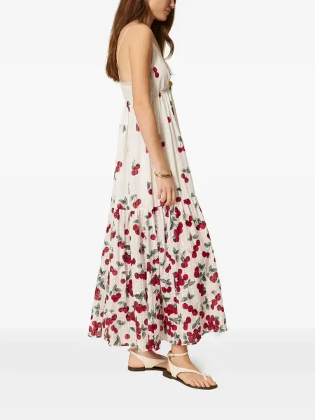 Rochie de dantelă Twinset cu imagine din dantelă alb