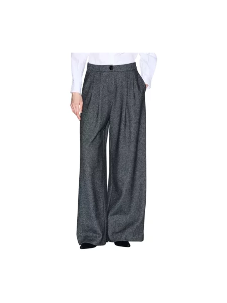 Spodnie Armani Exchange w jodełkę szare