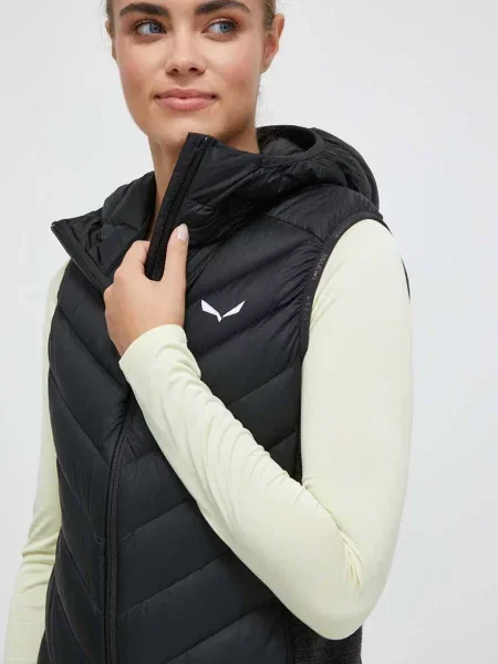 Salewa bezrękawnik sportowy puchowy Fanes zimowy czarny