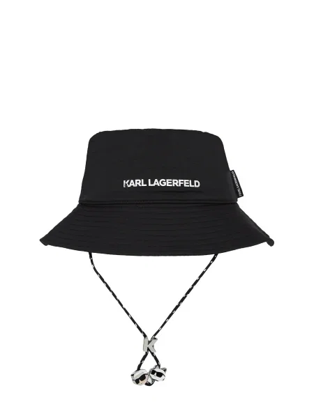 Karl Lagerfeld Kalap Ikon fekete fehér