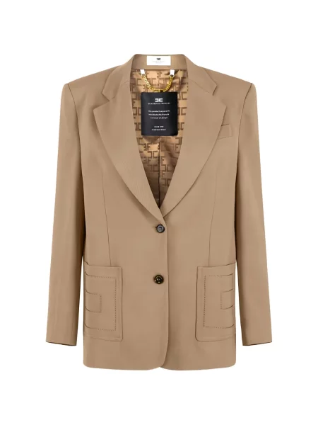 Sacou Elisabetta Franchi cu broderie