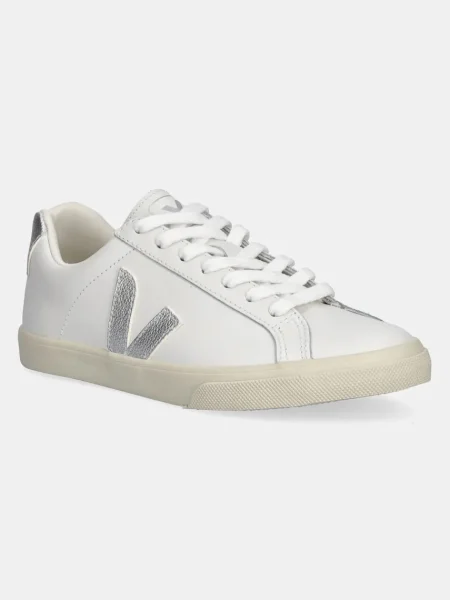 Dámske topánky VEJA Esplar Logo Leather extra white/silver biela