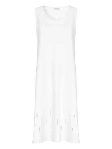 Rochie fără mâneci Gloria Coelho fără mâneci de costum alb