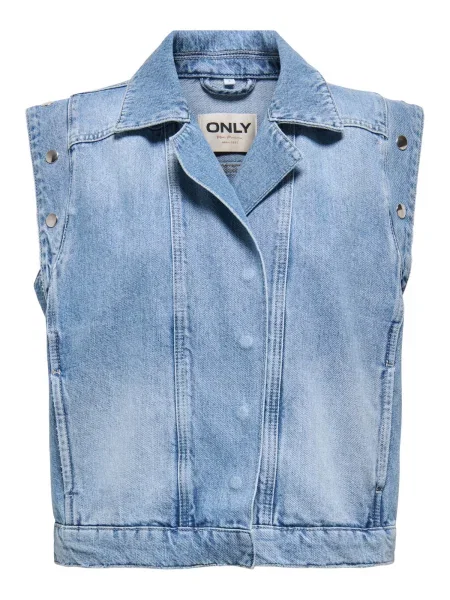ONLY Vesta ONLFinely denim modrá