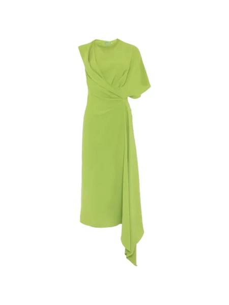 Rochie midi Roksanda drapată verde