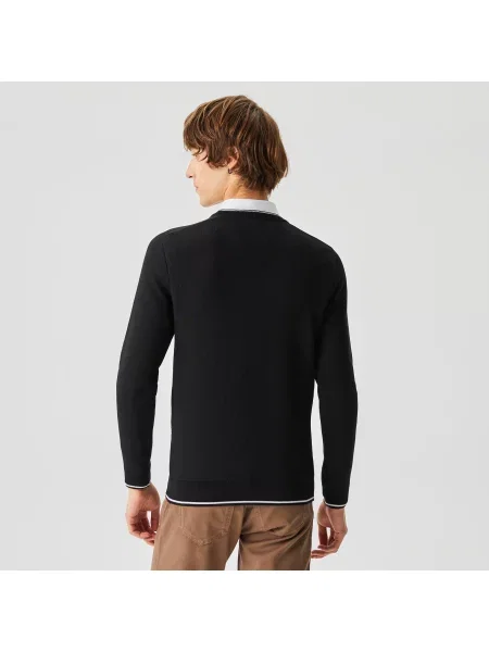 Lacoste Sweter Lacoste czarny
