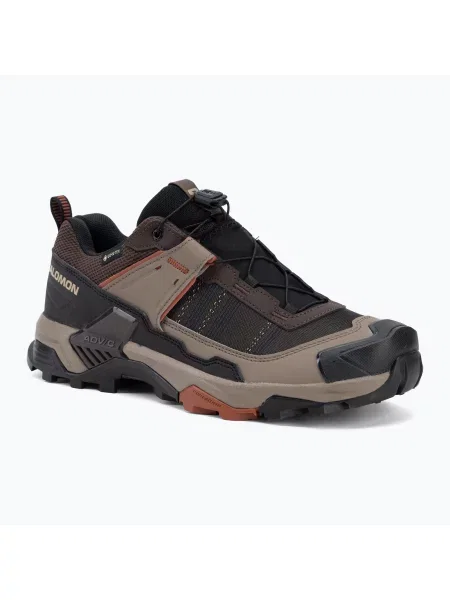 Încălțăminte de trekking pentru bărbați Salomon X ULTRA 5 GTX black coffee/walnut/arabian negru