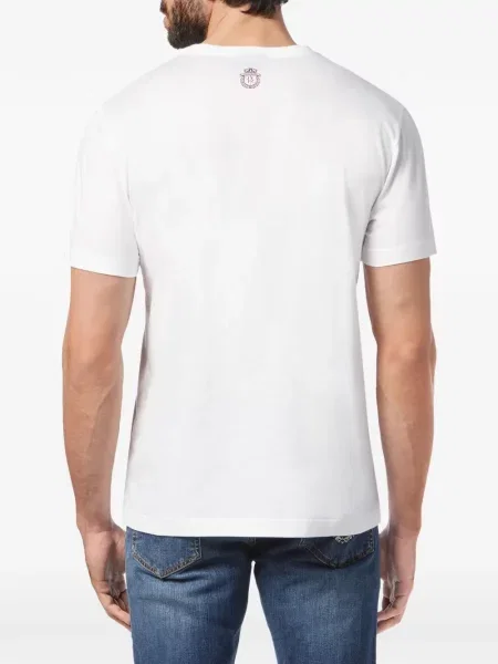 Tricou Billionaire cu imagine alb
