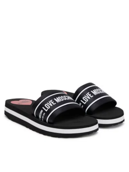 Pantofle Love Moschino černé