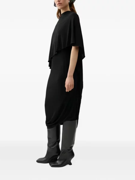 Rochie midi Rodebjer asimetrică negru