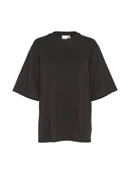 Haftowana koszulka Gestuz czarna