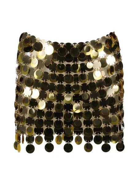 Spódnica Paco Rabanne żółta