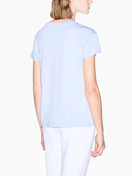 Футболка Armani Exchange голубая