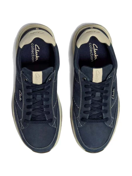 Pantofi Clarks din dantelă albastru