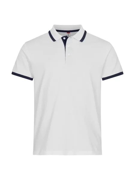 Clique Polo Austin – White biały