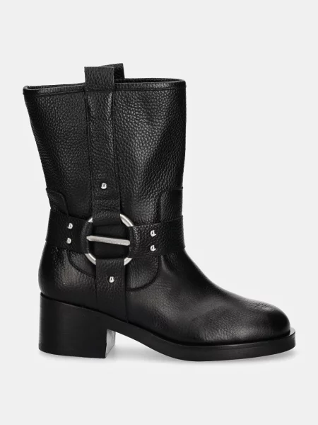 Škornji Karl Lagerfeld črna