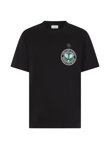Tricou Philipp Plein cu autograf negru