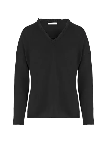 Pulover Allude cu decolteu în V negru