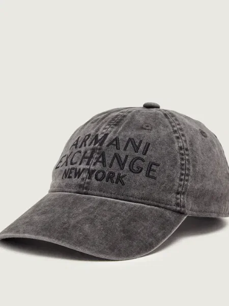 Armani Exchange șapcă de baseball din gri