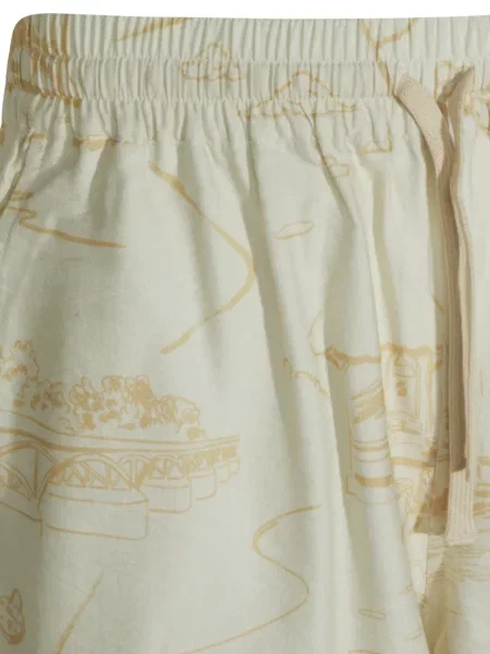 Pantaloni scurți Maison Kitsune cu cordon