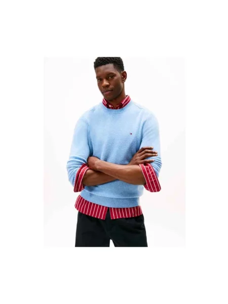 Sweter Tommy Hilfiger niebieski