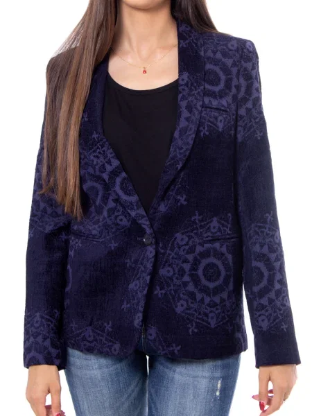 Geacă Desigual albastru