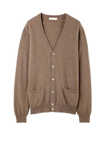 GOBI Cashmere Geacă tricotată taupe gri
