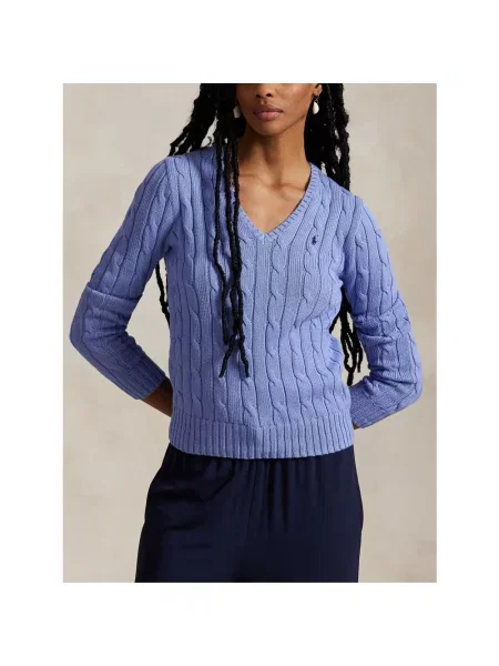 Polo Ralph Lauren Sweter Błękitny niebieski