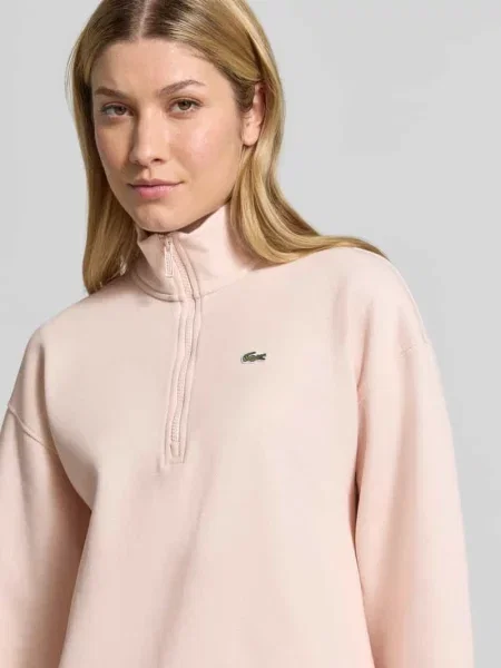 Sweter Lacoste różowy
