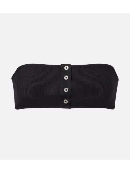 Top Toteme tricotate cu nervuri negru