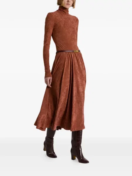 Lung top Alberta Ferretti maro