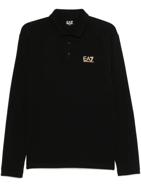 Tricou polo Ea7 Emporio Armani cu autograf