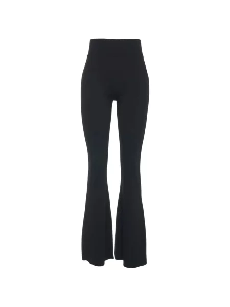 Pantaloni Thom Krom evazate negru