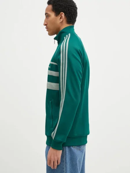 Μπλούζα adidas Originals First Tracktop πράσινο