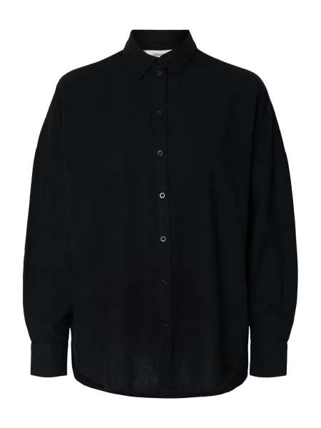 SELECTED FEMME Bluză SLFLINNIE-NOVA' negru